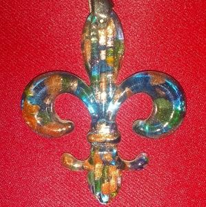 Fleur-de-lis necklace